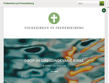 Tablet Screenshot of folkekirken-frederiksberg.dk
